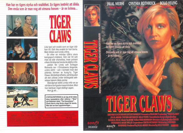 TIGER CLAWS (VHS)