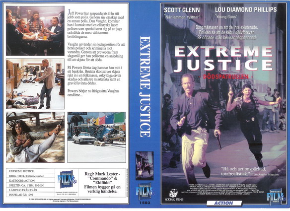 1503 Extreme Justice (VHS)
