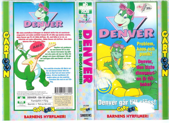 266 DENVER GÅR TILL SJÖSS (VHS)
