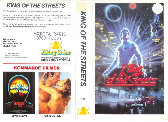 KING OF THE STREETS (VHS)