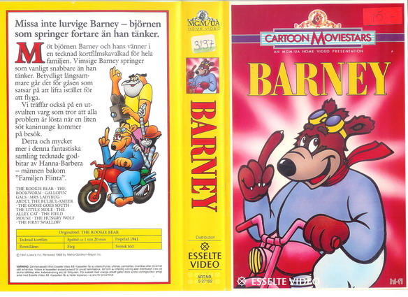 27122 BARNEY (VHS)