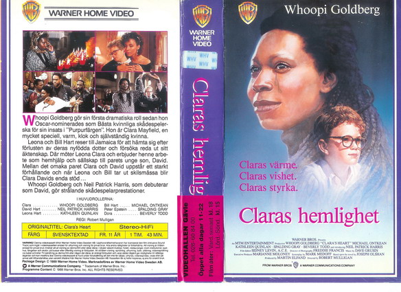 CLARAS HEMLIGHET (VHS)