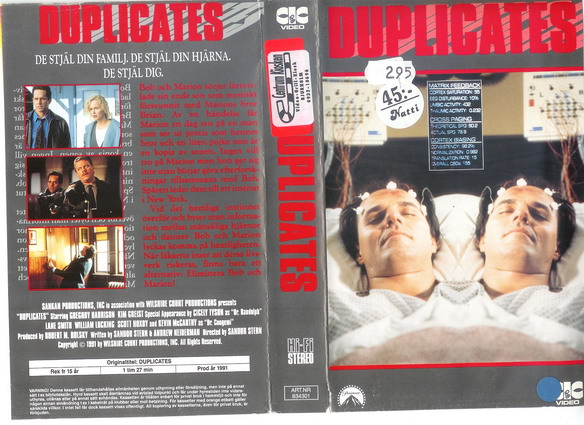 834301 DUPLICATES (VHS)