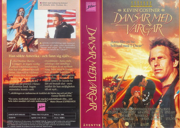 DANSAR MED VARGAR (VHS)