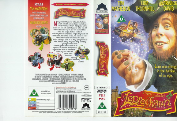A VERY UNLUCKY LEPRECHAUN -UK (VHS)