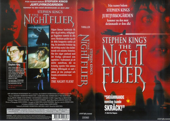 22082 NIGHT FLIER (VHS)