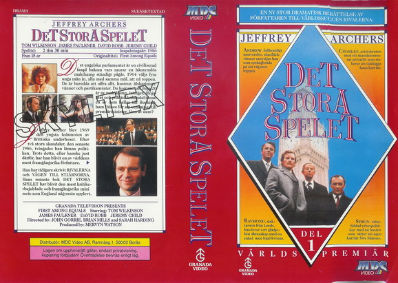 DET STORA SPELET DEL 1  (VHS)
