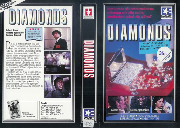 DIAMONDS (Vhs-Omslag)