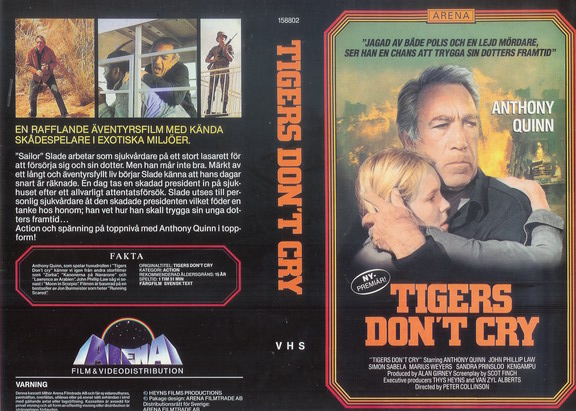TIGERS DON'T CRY(Vhs-Omslag)
