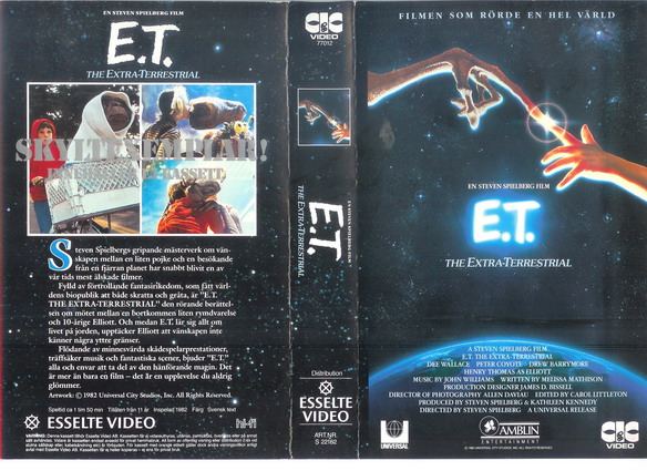 E.T. (Vhs-Omslag)