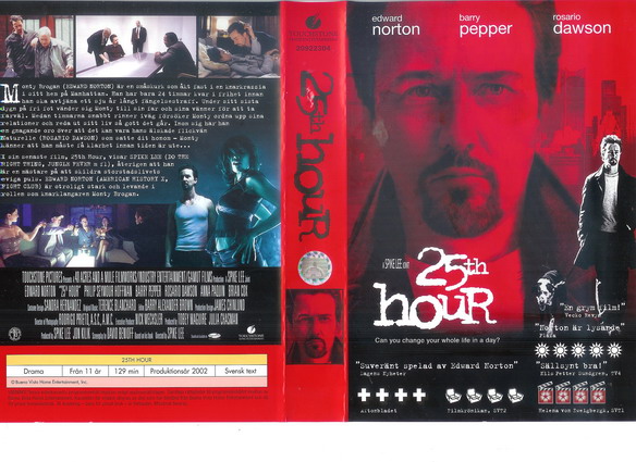 25TH HOUR (VHS)