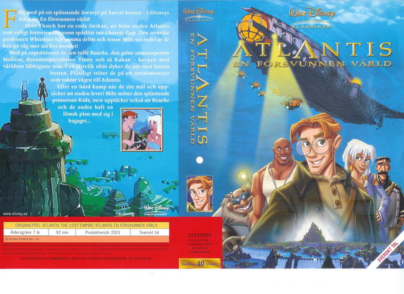 ATLANTIS - EN FÖRSVUNNEN VÄRLD (VHS)