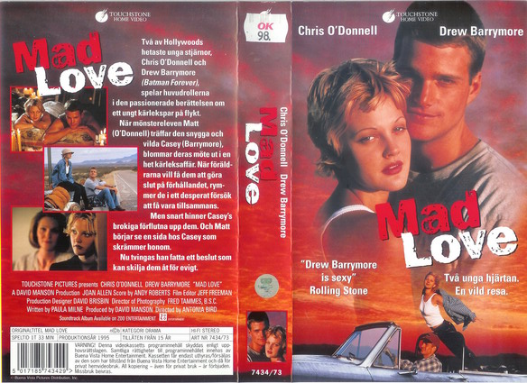 7434/73 MAD LOVE (VHS)