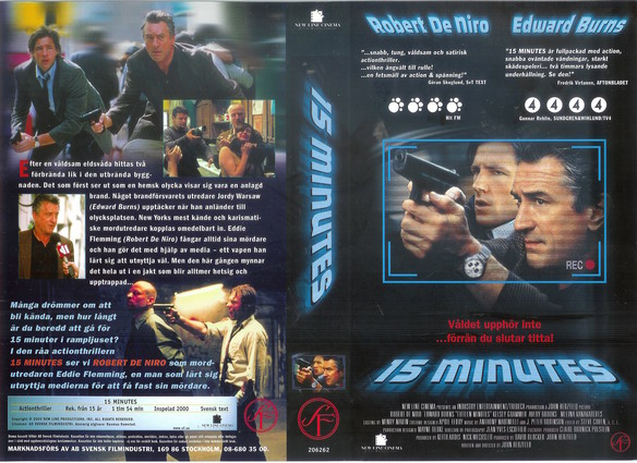 15 MINUTES (VHS)