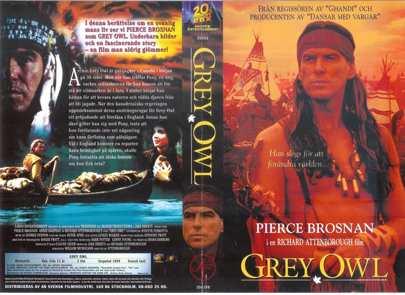 GREY OWL (VHS)