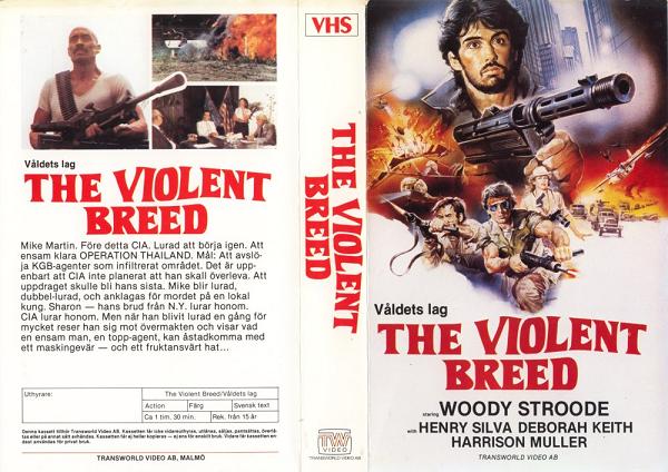 VIOLENT BREED (vhs-omslag)