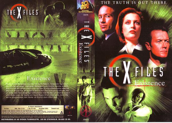 X-FILES EXISTENCE (vhs-omslag)