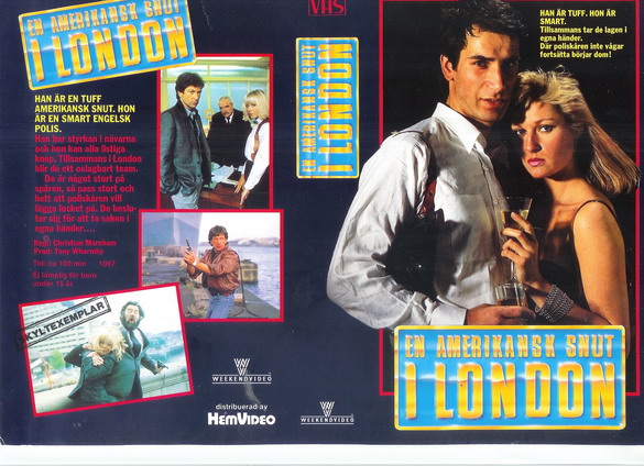 1087 En Amerikansk Snut I London  (VHS)