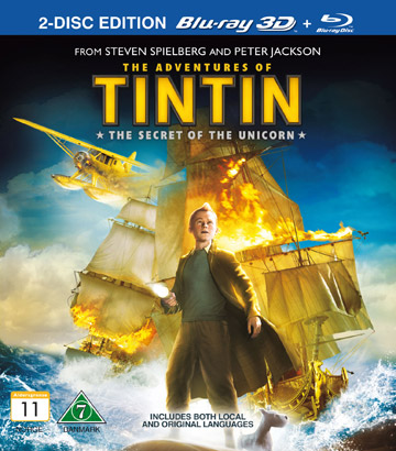 Tintins Äventyr - Enhörningens Hemlighet ( 3D + Blu-ray) beg