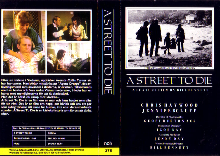 375 A STREET TO DIE  (VHS) 375 A STREET TO DIE  (VHS)