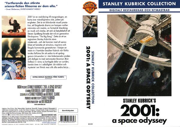 2001: A SPACE ODYSSEY (vhs-omslag)