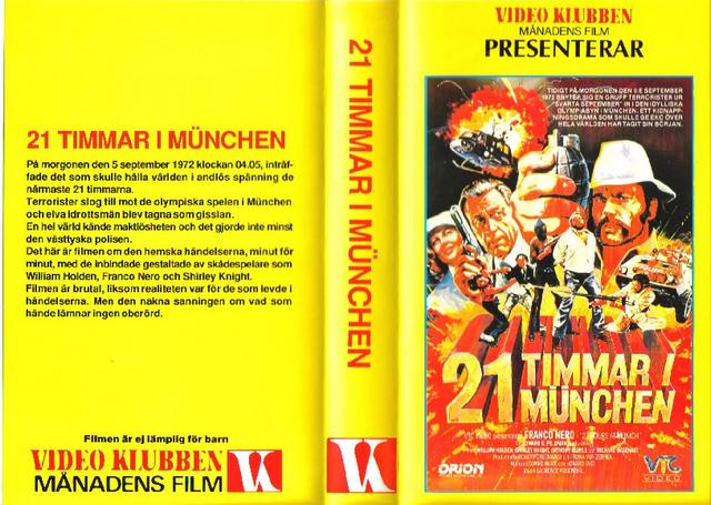 21 Timmar i München(vhs omslag)