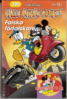 KALLE ANKAS POCKET 290 - FALSKA FÖRFALSKARE