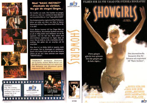 3748 SHOWGIRLS (VHS)
