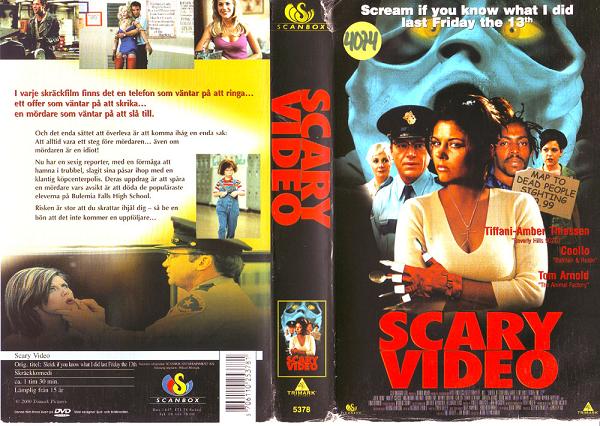 SCARY VIDEO (vhs-omslag)