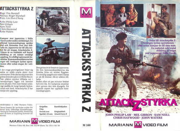 ATTACK STYRKA Z (Vhs-Omslag)