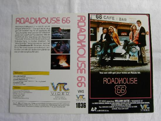 ROADHOUSE 66 (vhs omslag)