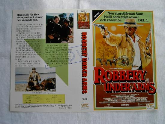 ROBBERY UNDER ARMS DEL 1 (vhs omslag)