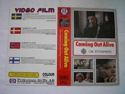 TILLBAKA TILLL LIVET (Vhs-Omslag)