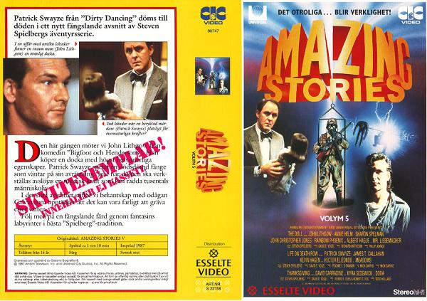 AMAZING STORIES 5 (Vhs-Omslag)