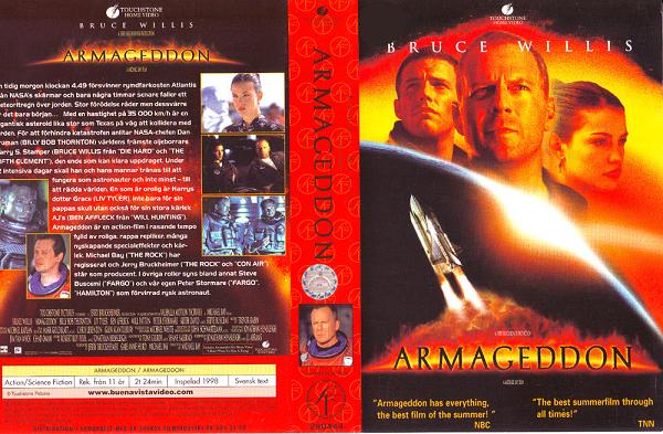 ARMAGEDDON (vhs-omslag)