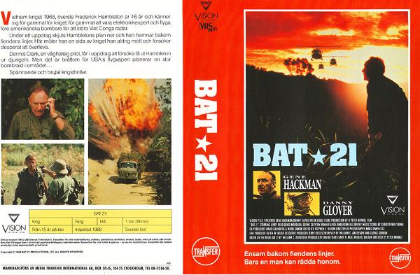 BAT 21 (vhs-omslag)