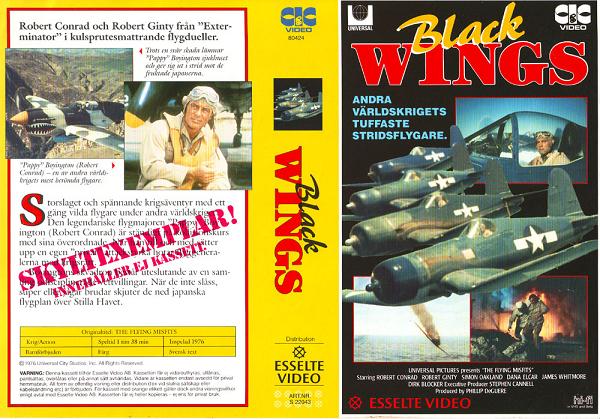 BLACK WINGS (Vhs-Omslag)