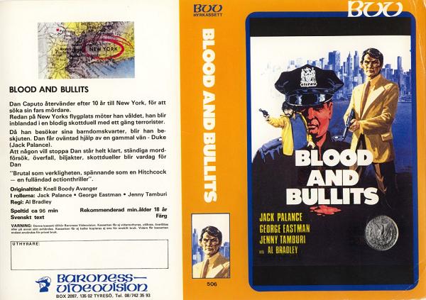 0506 BLOOD AND BULLITS (VHS)