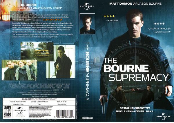 BOURNE SUPREMACY (VHS)