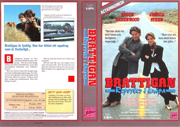 BRATTIGAN - REPORTER I KNIPA (VHS)