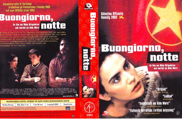 BUONGIORNO,NOTTE (vhs-omslag)