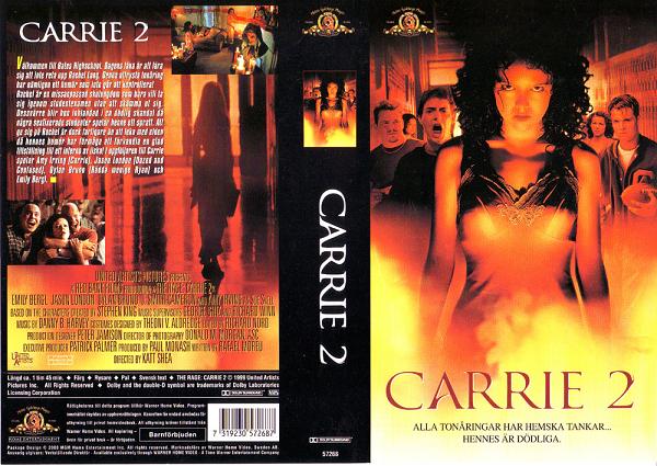 CARRIE 2 (vhs-omslag)