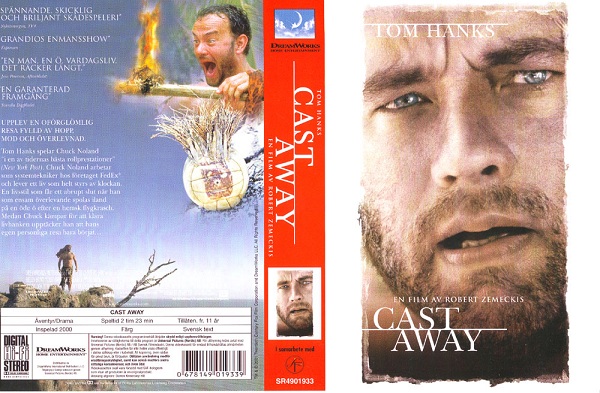 CAST AWAY (vhs-omslag)