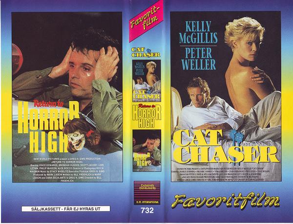 732 CAT CHASER/RETURN TO HORROR HIGH (VHS)