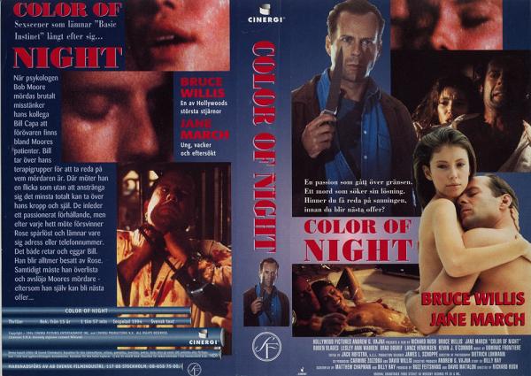 COLOR OF NIGHT (VHS)