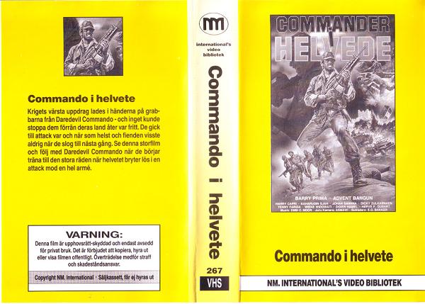 267 COMMANDO I HELVETET (VHS)