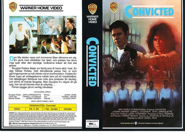 CONVICTED (vhs-omslag)