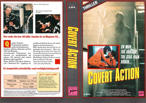 COVERT ACTION (Vhs-Omslag)