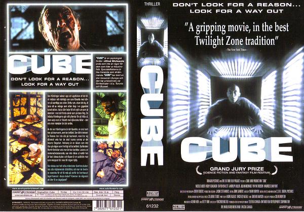 CUBE (vhs-omslag)