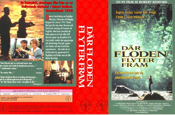 DÄR FLODEN FLYTER FRAM (VHS)